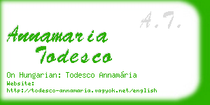 annamaria todesco business card